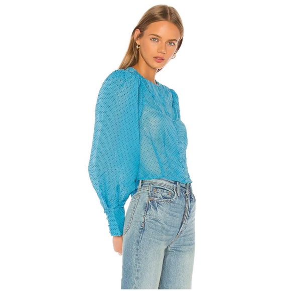LPA Salma Top - Cerulean Blue - Small - Picture 3 of 14